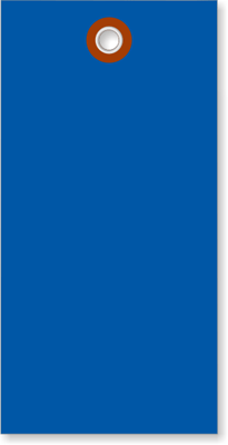 Blue Tyvek Shipping Tags