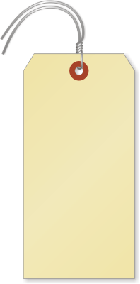 Manila 10-point Cardstock Tags (with pre-attached wires)