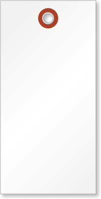White Tyvek Shipping Tags