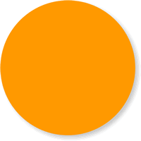 Fluorescent Orange Color Coded Label