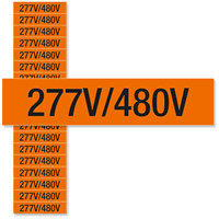 Voltage Marker Label, Small, 1 Card/Pack