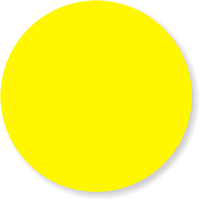 Yellow Color Coded Label