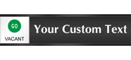 Custom Slider Sign - Stop/Go