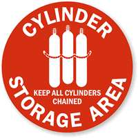 Cylinder Storage Area