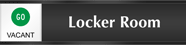 Locker Room - Go/Stop Slider Sign