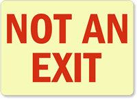 Not An Exit Sign