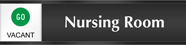 Nursing Room - Go/Stop Slider Sign