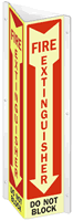 Fire Extinguisher Do Not Block Sign