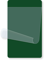 Dark Green Self-Laminating Blank Inspection Label