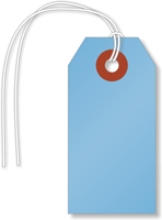 Dark Blue Cardstock Tags  (strings)