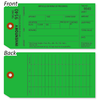 Green Inventory Count Tag