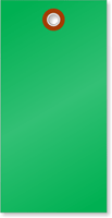Green Tyvek Shipping Tags