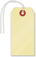 Manila 10-point Cardstock Tags (with looped strings)