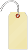 Manila 10-point Cardstock Tags (with pre-attached wires)