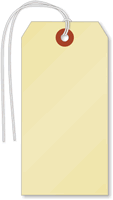 Manila 10-point Cardstock Tags (with looped strings)