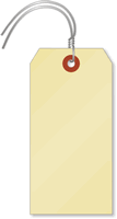 Manila 10-point Cardstock Tags (with pre-attached wires)