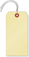 Manila 10-point Cardstock Tags (with pre-attached wires)