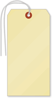 Manila 10-point Cardstock Tags (with looped strings)
