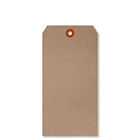 Recycled Paper Shipping Cardstock Tag