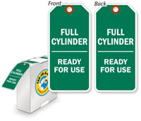Full Cylinder Ready For Use Durable Plastic Tag-in-a-Box