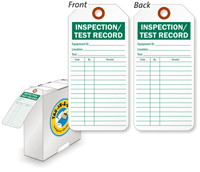 Inspection / Test Record Inspection Tag-in-a-Box