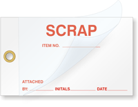 Scrap Self-Laminating Tags