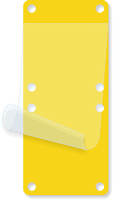 Yellow Blank Tag