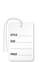 Garment Tag ( 1-7/8 in. x 1-1/4 in.) with String