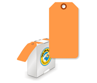 Fluorescent Orange Tag