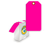 Fluorescent Pink Tag