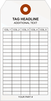 Custom Tag, Vertical Table