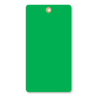 5¾ in. x 3 in. Green Vinyl Tags