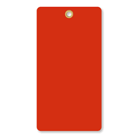 5¾ in. x 3 in. Red Vinyl Tags