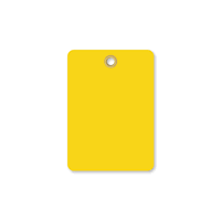 Yellow Vinyl Inspection Blank Tag