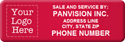 Asset Label, Sale and Service by Company Name, Phone Number