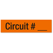 Circuit #____, Large (2-1/4 in. x 9 in.)
