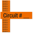 Circuit #____, Small (1/2 in. x 2-1/4 in.)