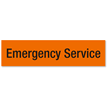 Emergency Service, Large (2-1/4 in. x 9 in.)