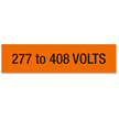 Voltage Marker Label, Large, 1 Card/Pack