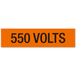 550 Volts, Large (2-1/4 in. x 9 in.)