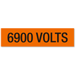 6900 Volts, Large (2-1/4 in. x 9 in.)
