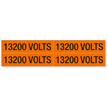 13200 Volts, Medium (1-1/8 in. x 4-1/2 in.)