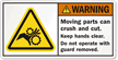 Warning Safety Label