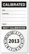 Punch Out Next Calibration Label