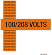 110/208 Volts, Small (1/2 in. x 2-1/4 in.)