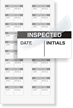 Inspected: Date/Initials - Black