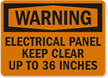 Danger Electrical Panel Clear OSHA Sign