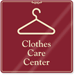 Clothes Care Center (with hanger symbol)