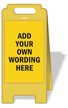 FloorBoss XL™ Custom Floor Stand Sign