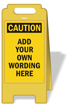 FloorBoss XL™ Custom Floor Stand Sign